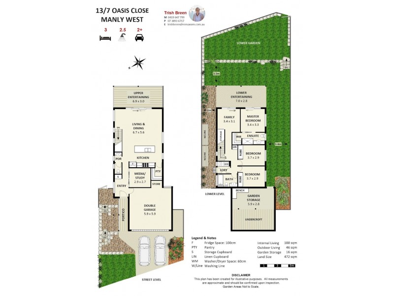 13/7 Oasis Close, Manly West QLD 4179 Floorplan