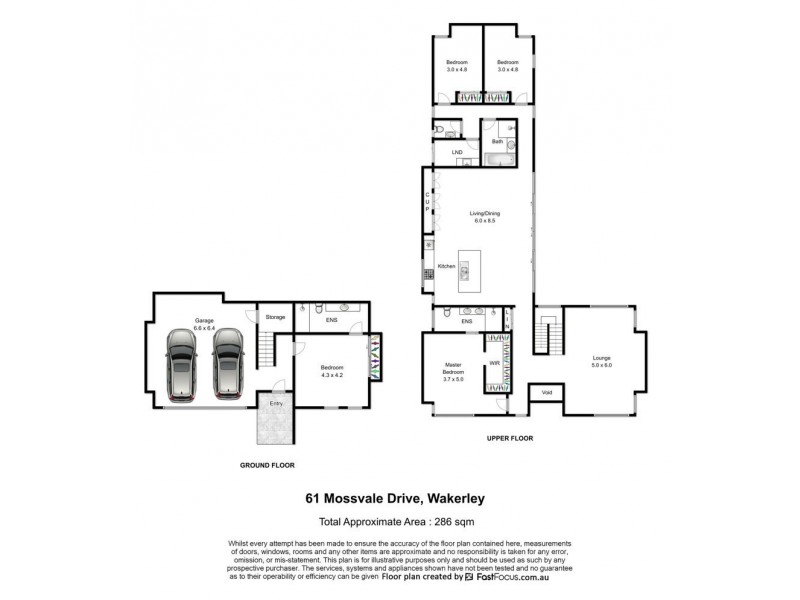 61 Mossvale Drive, Wakerley QLD 4154 Floorplan