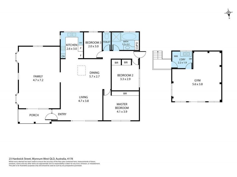 23 Hardwick St, Wynnum West QLD 4178 Floorplan
