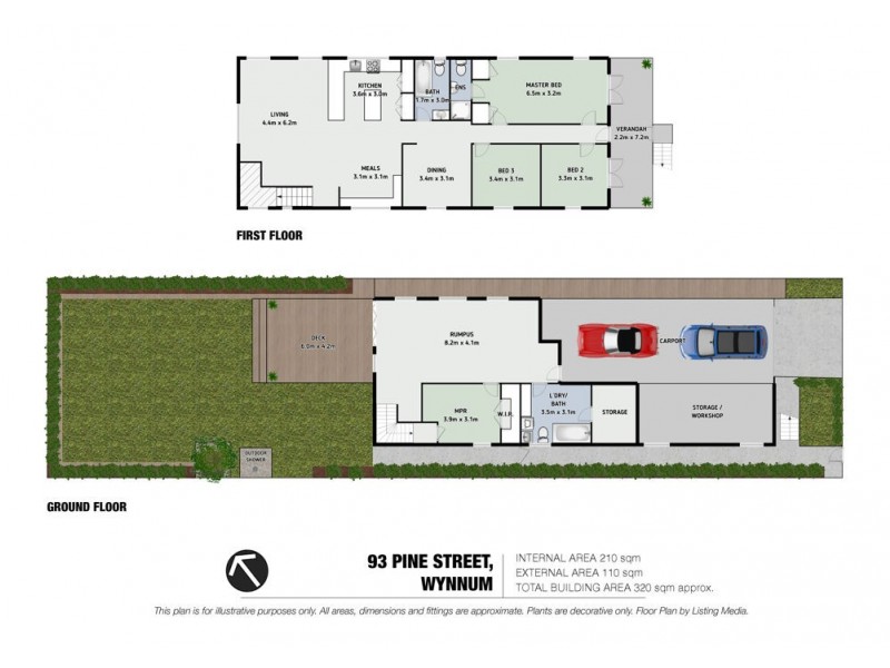 93 Pine Street, Wynnum QLD 4178 Floorplan