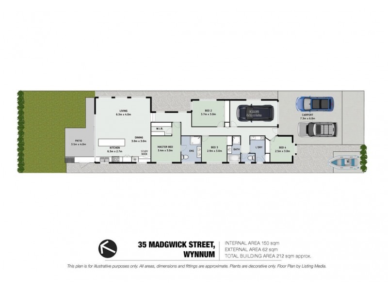 35 Madgwick Street, Wynnum QLD 4178 Floorplan