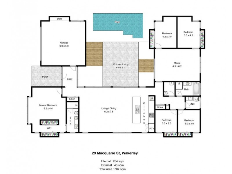 29 Macquarie Street, Wakerley QLD 4154 Floorplan