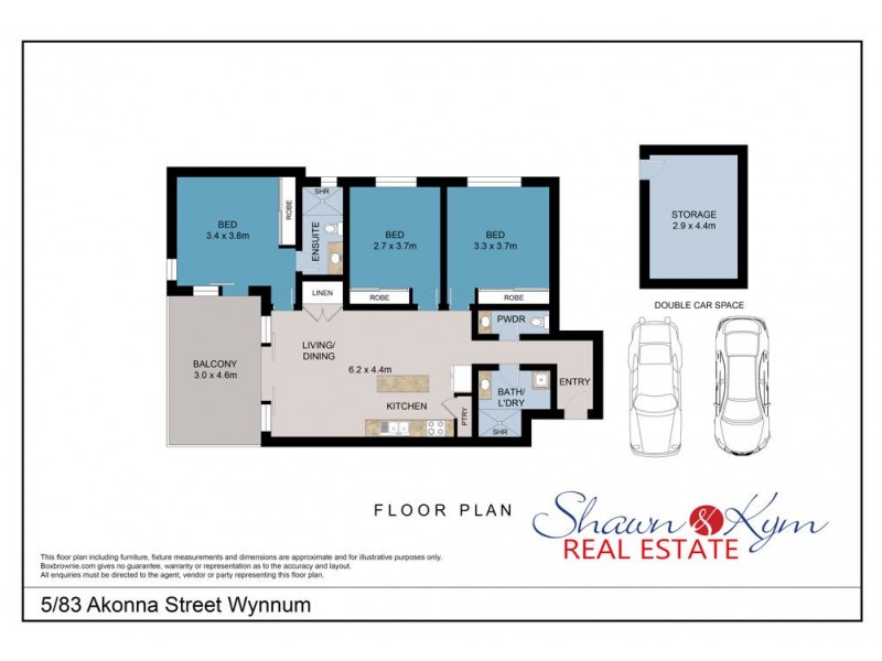 5/83 Akonna Street, Wynnum QLD 4178 Floorplan