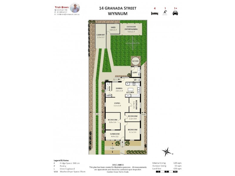 14 Granada Street, Wynnum QLD 4178 Floorplan