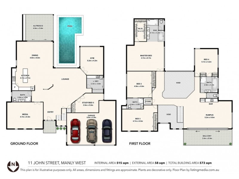 11 John Street, Manly West QLD 4179 Floorplan