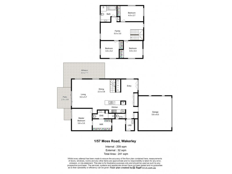 1/57 Moss Road, Wakerley QLD 4154 Floorplan