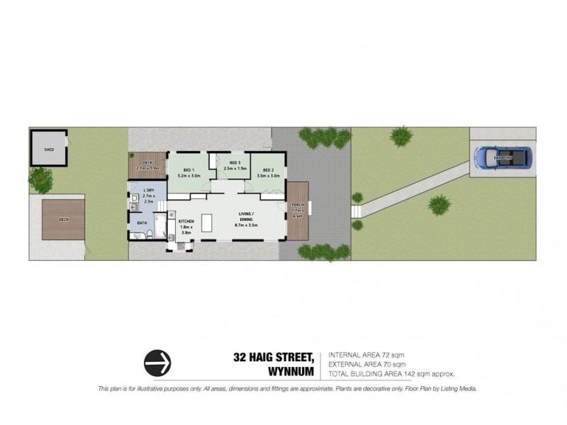 32 Haig Street, Wynnum West QLD 4178 Floorplan