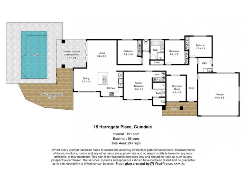 15 Harrogate Place, Gumdale QLD 4154 Floorplan