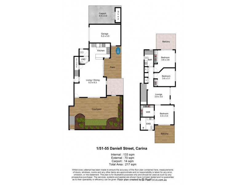 1/51-55 Daniells Street, Carina QLD 4152 Floorplan