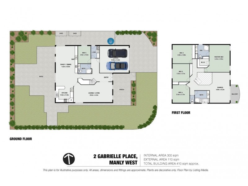 2 Gabrielle Place, Manly West QLD 4179 Floorplan