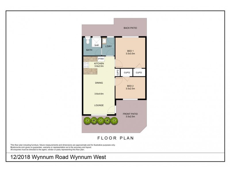 12/2018 Wynnum Road, Wynnum West QLD 4178 Floorplan