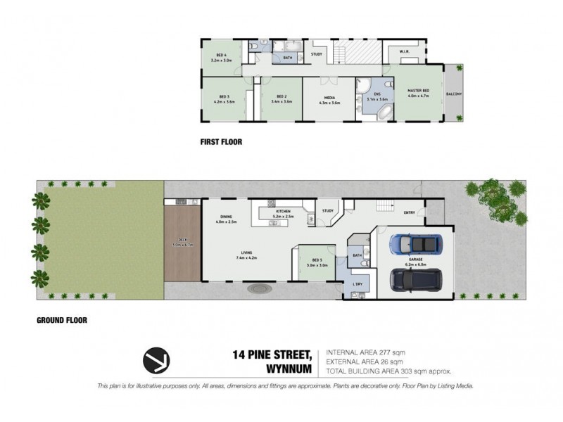 14 Pine Street, Wynnum QLD 4178 Floorplan