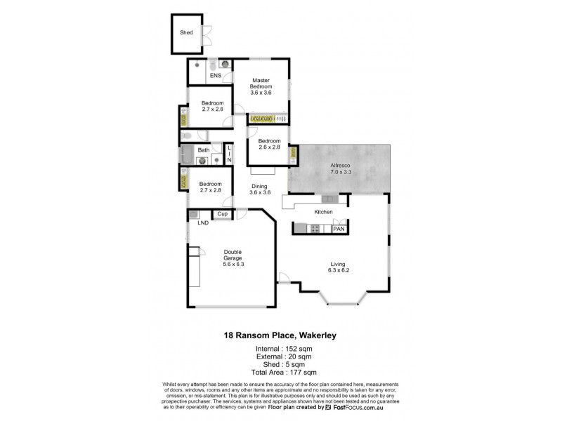18 Ransom Place, Wakerley QLD 4154 Floorplan