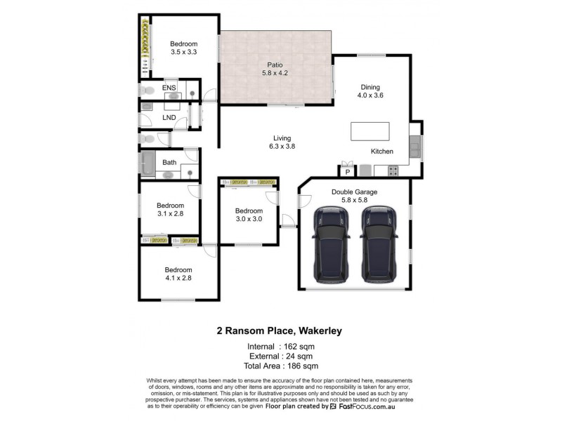 2 Ransom Place, Wakerley QLD 4154 Floorplan