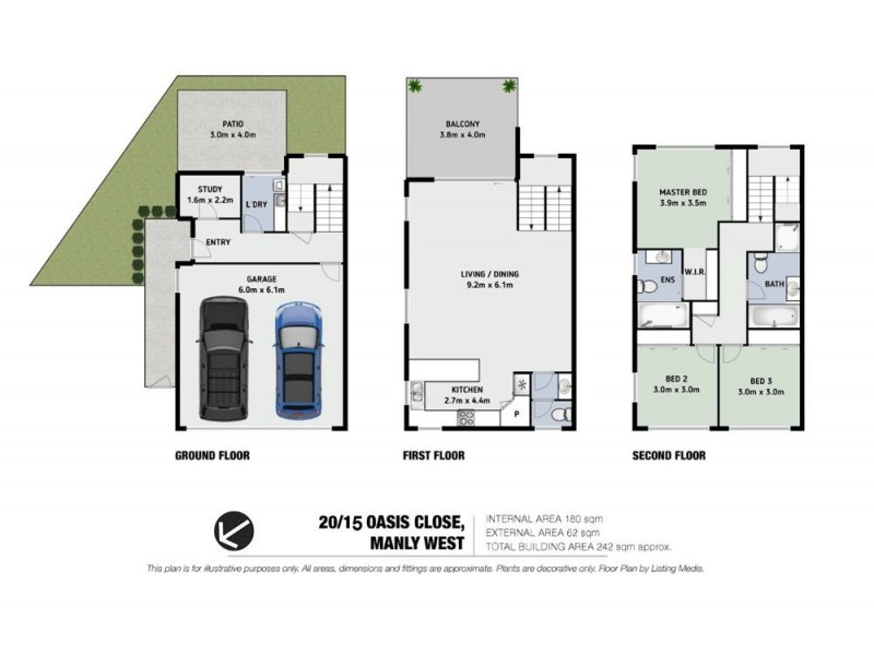 20/15 Oasis Close, Manly West QLD 4179 Floorplan