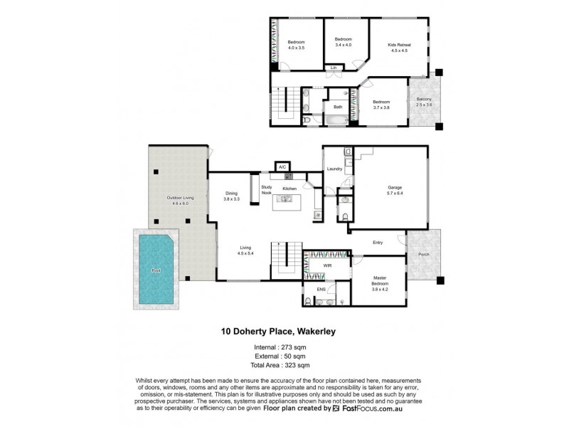 10 Doherty Place, Wakerley QLD 4154 Floorplan