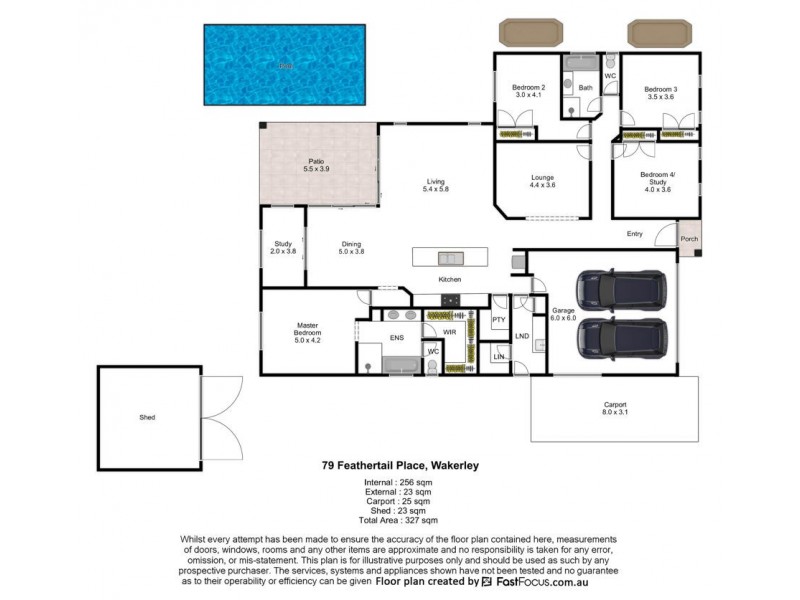 79 Feathertail Place, Wakerley QLD 4154 Floorplan