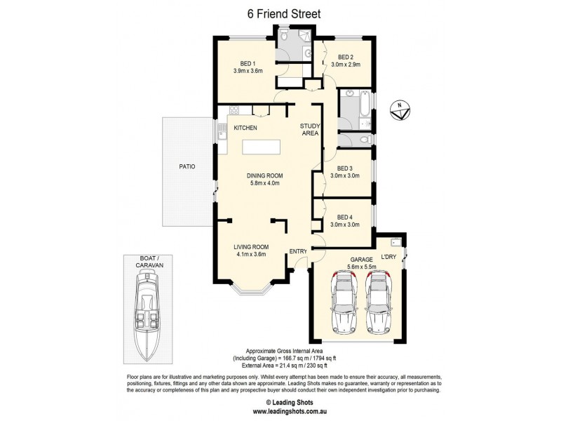 6 Friend Street, Wakerley QLD 4154 Floorplan
