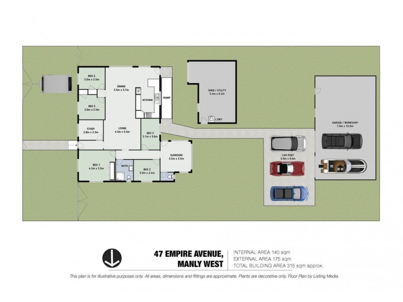 47 Empire Avenue, Manly West QLD 4179 Floorplan