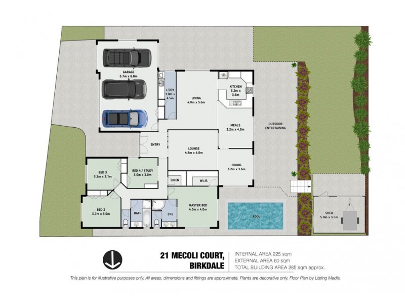 21 Mecoli Court, Birkdale QLD 4159 Floorplan