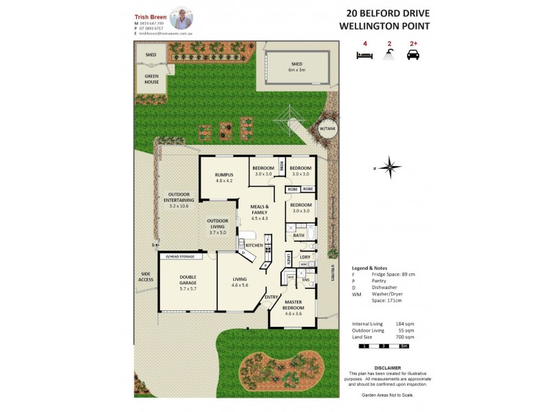 20 Belford Drive, Wellington Point QLD 4160 Floorplan