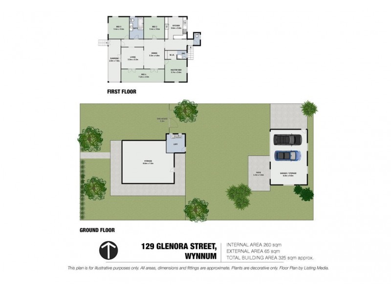 129 Glenora Street, Wynnum QLD 4178 Floorplan