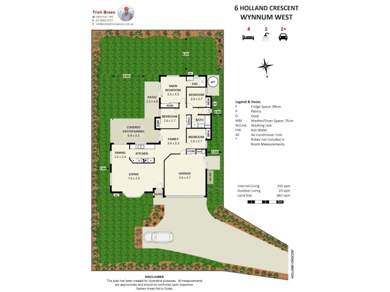 6 Holland Crescent, Wynnum West QLD 4178 Floorplan