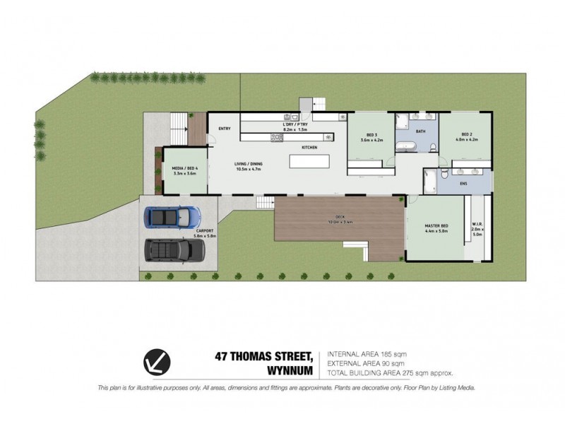 47 Thomas Street, Wynnum QLD 4178 Floorplan