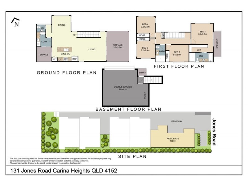 131 Jones Road, Carina Heights QLD 4152 Floorplan