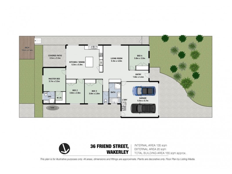 36 Friend Street, Wakerley QLD 4154 Floorplan