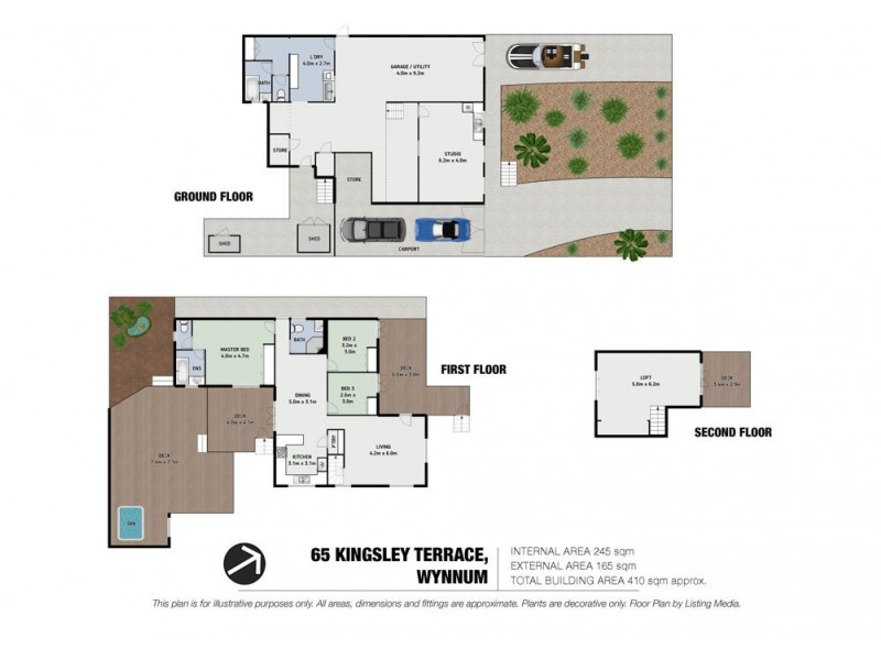 65 Kingsley Terrace, Wynnum QLD 4178 Floorplan