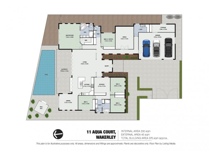 11 Aqua Court, Wakerley QLD 4154 Floorplan