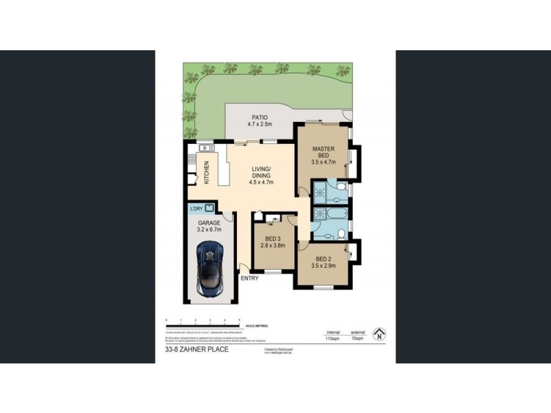 33/8 Zahner Place, Manly West QLD 4179 Floorplan