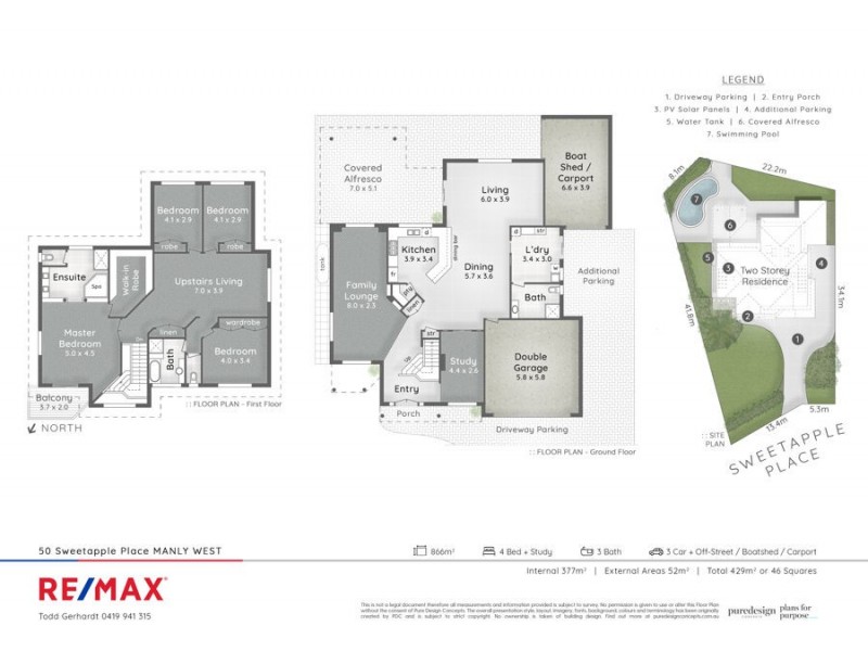 50 Sweetapple Place, Manly West QLD 4179 Floorplan