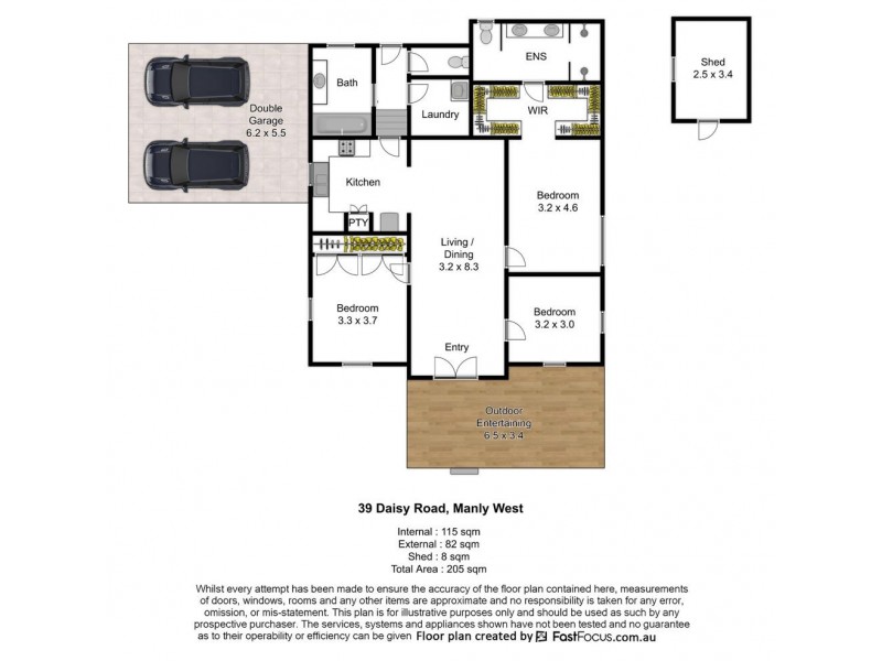 39 Daisy Road, Manly West QLD 4179 Floorplan