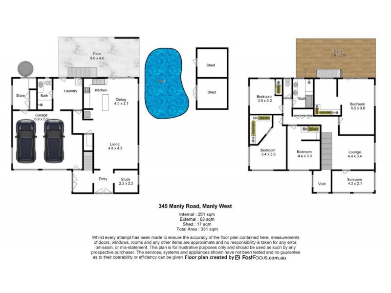 345 Manly Road, Manly West QLD 4179 Floorplan