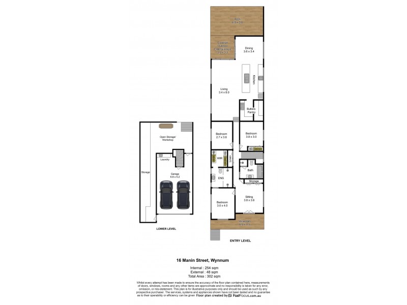 16 Manin Street, Wynnum QLD 4178 Floorplan