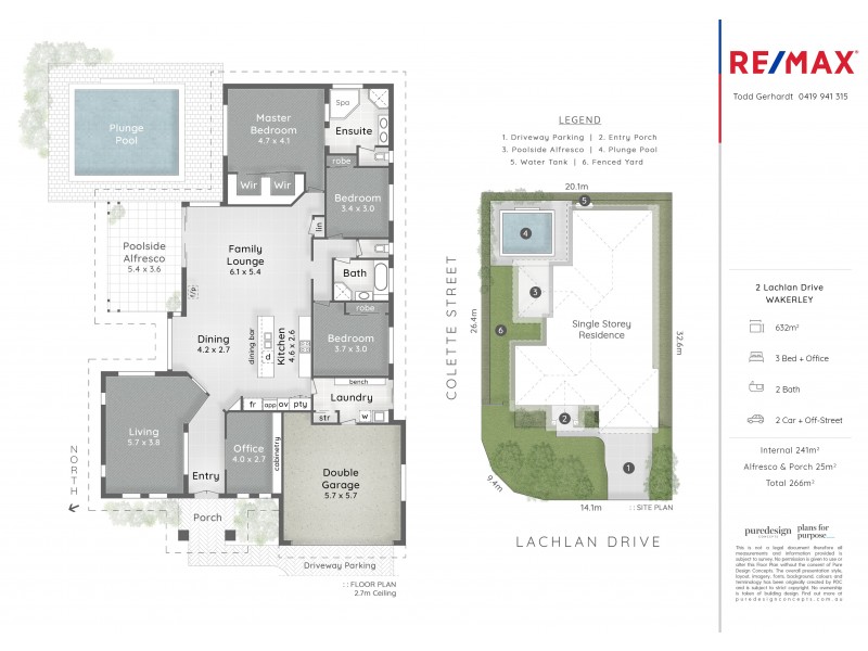 2 Lachlan Drive, Wakerley QLD 4154 Floorplan