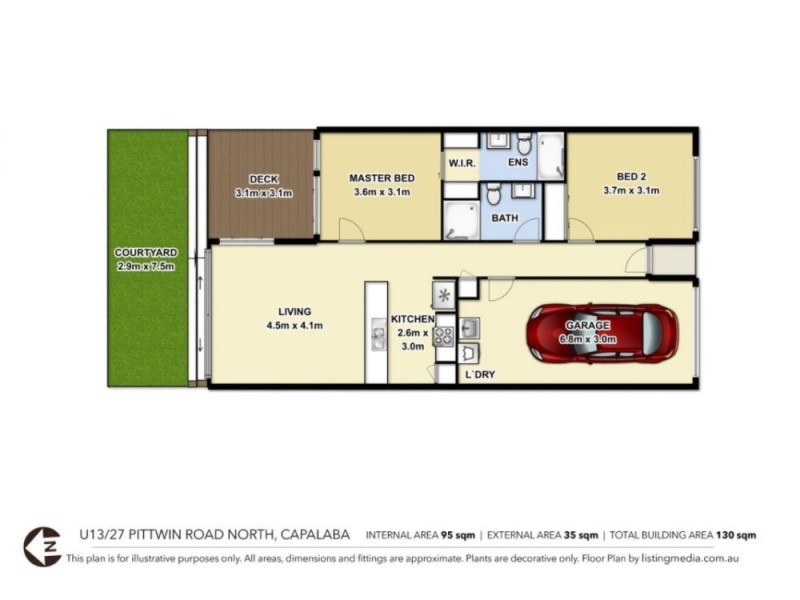 13/27 Pittwin Road North, Capalaba QLD 4157 Floorplan