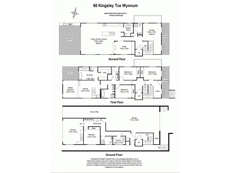 68 Kingsley  Tce, Wynnum QLD 4178 Floorplan
