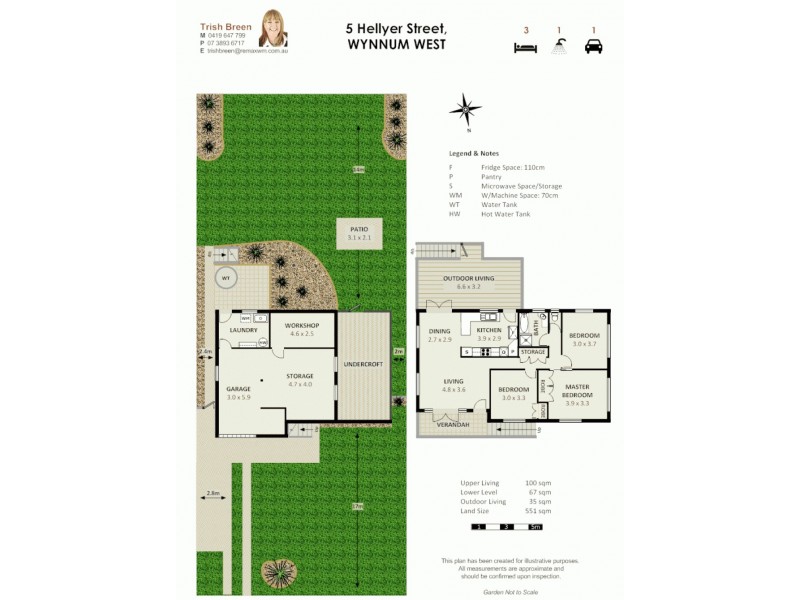 5 Hellyer St, Wynnum West QLD 4178 Floorplan