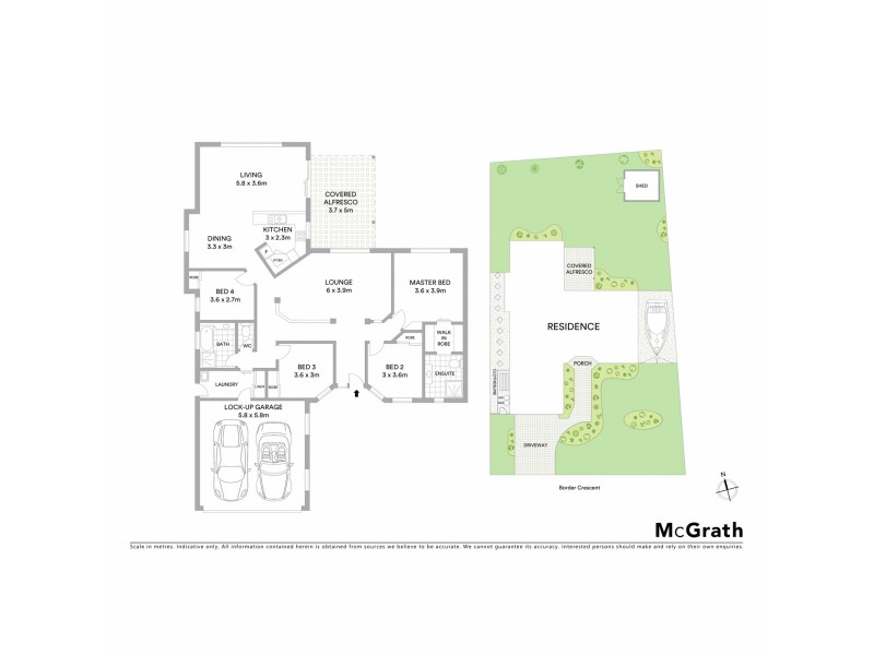 35 Border Crescent, Pottsville NSW 2489 Floorplan