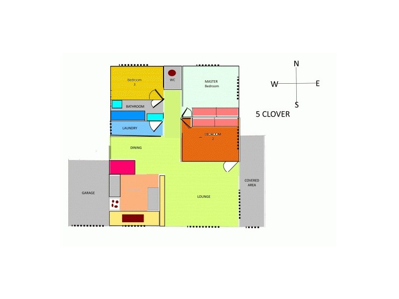 5 Clover Crescent, Caboolture QLD 4510 Floorplan