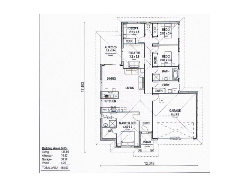 9 Feather Court, Morayfield QLD 4506 Floorplan