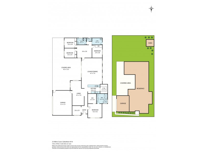 25 Atkins Court, Caboolture QLD 4510 Floorplan