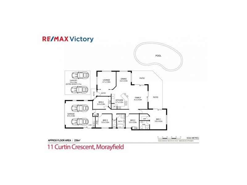 11 Curtin crescent, Morayfield QLD 4506 Floorplan