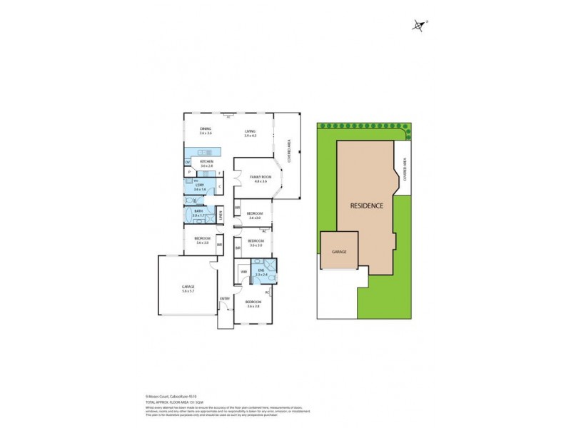 9 Moses Court, Caboolture QLD 4510 Floorplan