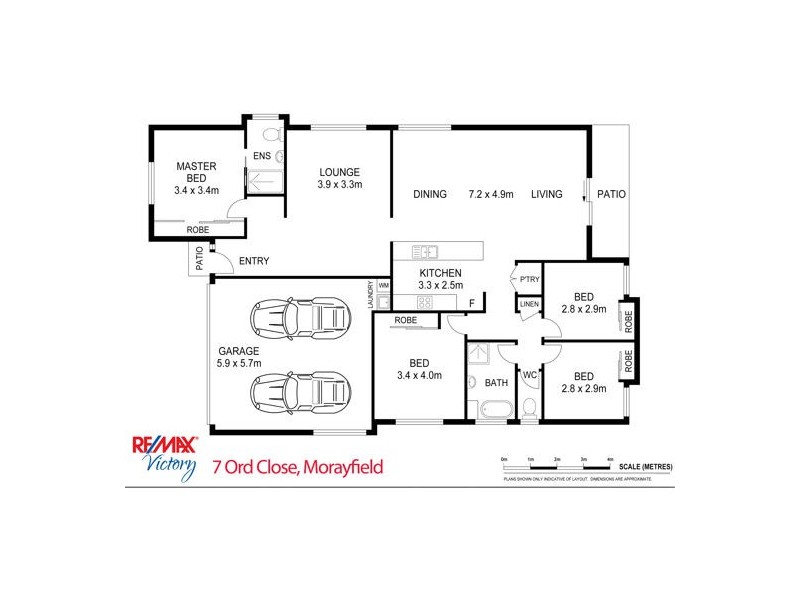 7 Ord Close, Morayfield QLD 4506 Floorplan