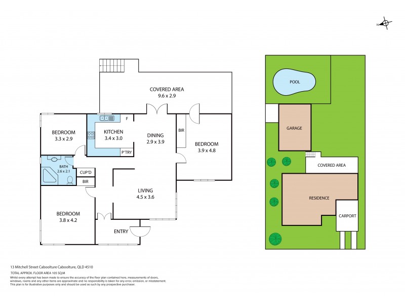 13 Mitchell Street, Caboolture QLD 4510 Floorplan