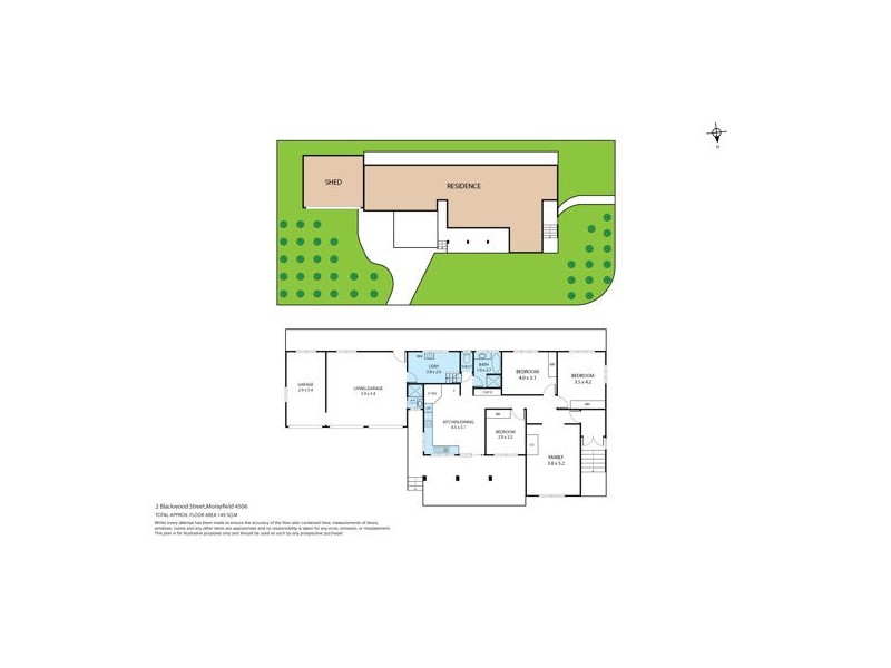 2 Blackwood Street, Morayfield QLD 4506 Floorplan